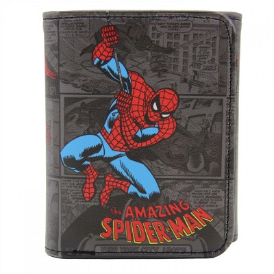 Adult Spider-Man in Action Trifold Wallet