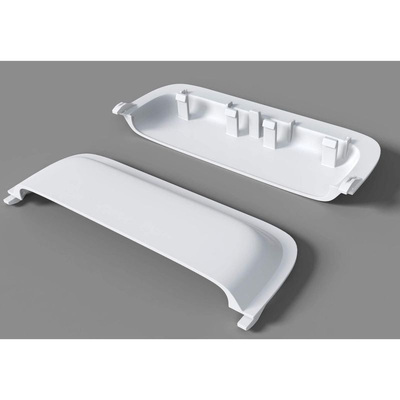Noa Store Unbreakable White Door Handle Compatible with Whirlpool, Kenmore, Amana, Maytag Dryers - Pack of 2, 1 of 5