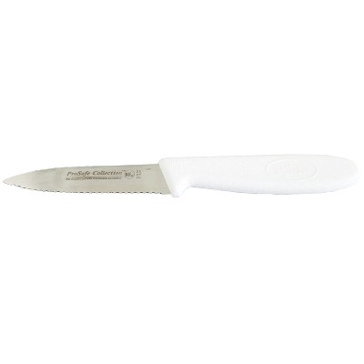 BergHOFF Ergonomic  High Chromium Non-Stain Carbon Steel Paring Knife, Scallopped,  3.25"