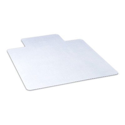 3'x4' Rectangle With Lip PVC (Polyvinyl Chloride) Office Chair Mat Clear - Dimex LLC