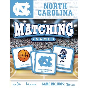 MasterPieces Officially Licensed NCAA UNC Tar Heels Matching Game for Kids and Families - 1 of 4