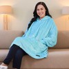 Catalonia Women's Casual Blanket Hoodie Sweatshirt, Cozy Fleece Blanket Pullover Sweater with front Pocket, Clothing Cozy Gift for Wife Woman - 3 of 4