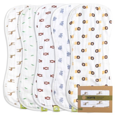 Burt's Bees Baby Unisex Beekeeper Blanket, 100% Organic Cotton Swaddle Transition Sleeping Bag Wearable Quilted Elephants X Large Us