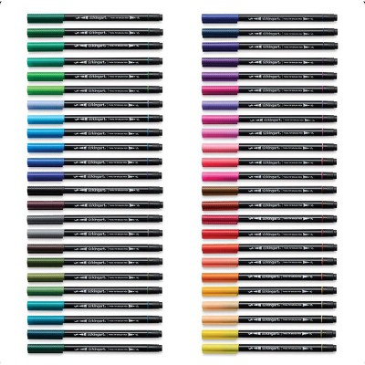 KINGART PRO Twin-Tip™ Brush Pens 48 Colors