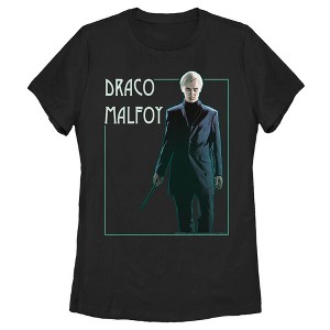 Women's Harry Potter Draco Malfoy Simple Framed Portrait T-Shirt - 1 of 4