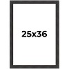 PosterPalooza | Traditional Black Picture Frame - UV Acrylic, Foam Board Backing, Hanging Hardware - 2 of 4