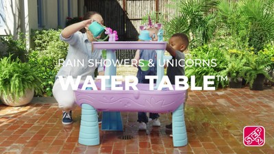 Rain showers and hot sale unicorn water table