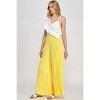 Slickblue Women's Cami Jumpsuit with Asymmetrical Ruffle and Pleated Bottom, Color & Size Options - 4 of 4