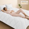 All Season Lightweight Comforter 1PC Solid Color Comforters Ultra Soft Microfiber Down Alternative Diamond Stitch Comforter - Lux Decor Collection - 4 of 4