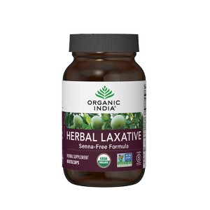 Organic India Herbal Laxative Digestive Capsules - 60ct - 1 of 4