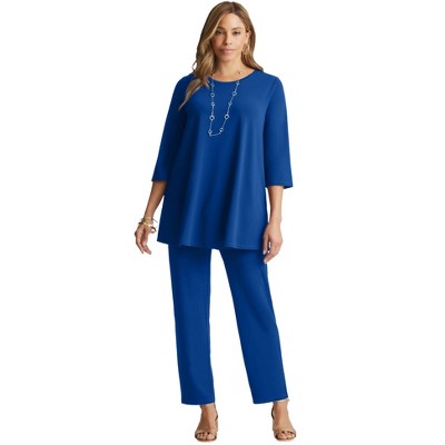 Jessica London Women's Plus Size 2-Piece Stretch Knit Mega Swing Set