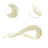 Unique Bargains Fashion Rhinestones Hair Clips Gold Tone 1 Pc - 4 of 4