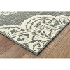 Oriental Weavers Marina 5929E Grey/ Ivory Indoor/Outdoor Area Rug - 7'10" Round - 3 of 4