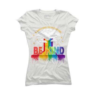 Adult Design By Humans You Can Be Anything Be Kind Pride By Legato Tendo T-Shirt