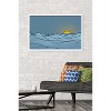 Trends International LINE AND BRUSH - Landscape Line Sunset Framed Wall Poster Prints - 2 of 4