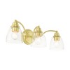 Livex Lighting Montgomery 3 - Light Vanity in  Satin Brass - 4 of 4