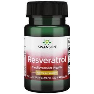 Swanson Dietary Supplements Resveratrol 100 mg Capsule 30ct. - 1 of 3