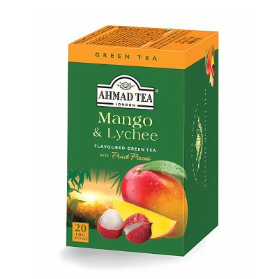 Ahmad Tea Mango & Lychee Green Tea 20ct tea bags