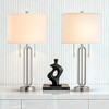 Maxax 2-Pack Nickle/Gold Metal Table Lamps - 2 of 4