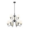 Z-Lite Gianna 9 - Light Chandelier in  Matte Black - image 3 of 4