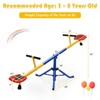 Costway Kids Seesaw 360 Degree Swivel Teeter-Totter with Stopper Legs for Backyard and Playground - 3 of 4