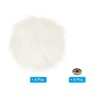 Unique Bargains Fluffy Soft Elastic Faux Fur Pom Poms for Hats DIY Scarves 6 Pcs - 3 of 4