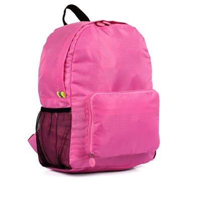 Karla Hanson Pack n Fold Foldable Travel Backpack - Pink — фото 4