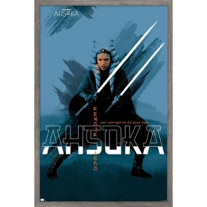 Trends International Star Wars: Ahsoka - Blue Framed Wall Poster Prints - 1 of 4