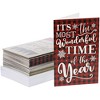 Sustainable Greetings 48 Pack Merry Christmas Cards with Envelopes 4x6 Inch, Festive Holiday Greeting Card for Xmas, 6 Red Plaid Designs - 4 of 4