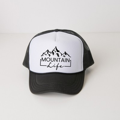 Simply Sage Market Mountain Life Adult Foam Trucker Hat