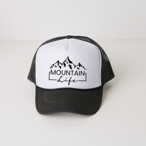Simply Sage Market Mountain Life Adult Foam Trucker Hat - 1 of 3