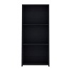 NicBex 47" H 3-Tier Storage Cabinet & Bookshelf, Space Saving Bookcase for Small Spaces, Home Office, Living Room, Bedroom, Compact Modern Organizer - 3 of 4