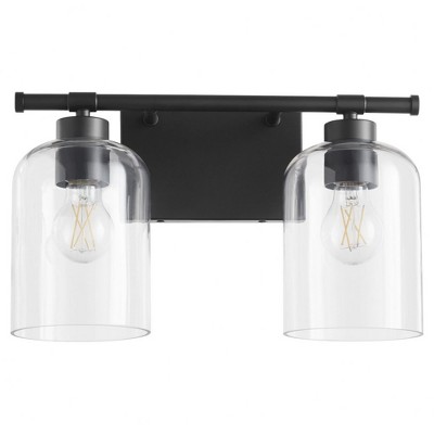 Quorum Lighting Tribute 2 - Light Vanity in  Matte Black