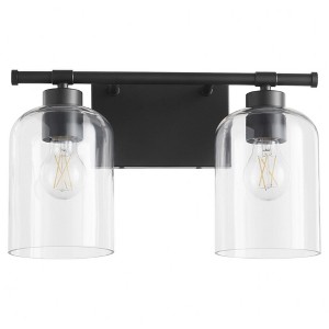 Quorum Lighting Tribute 2 - Light Vanity in  Matte Black - 1 of 1