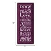 Slickblue Pet Loss Wall Decor – Sentimental Dog Quote Wood Sign – Rustic Home Accent for Dog Owners 7x18, Color Options - 3 of 3