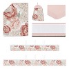 Sweet Jojo Designs Girl Crib Bedding + BreathableBaby Breathable Mesh Liner Peony Floral Garden Pink Ivory - 2 of 4