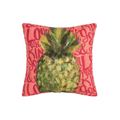 C&F Home 10" x 10" Fruit Pineapple Printed Throw Pillow