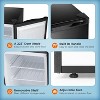 ZAFRO 2.1 Cu.ft Upright Freezer, Small Mini Freezer with Adjustable Thermostat,Removable Shelves, Reversible Single Door,Bedroom/Home/Dorms (Black) - 2 of 4