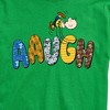 Men's - Peanuts - Aaugh Pattern Charlie Brown Short Sleeve Graphic T-Shirt - 2 of 4