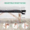 Spa Bed Portable Lash Bed Massage Bed Foldable Spa Tables Adjustable  with Non-woven Bag - 4 of 4