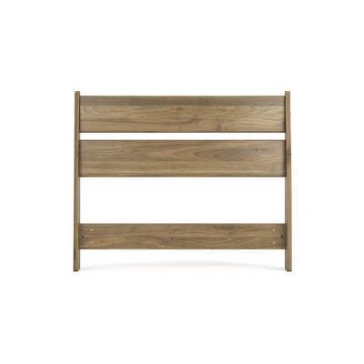 Deanlow Twin Light Brown Wood Transitional Platform Bed