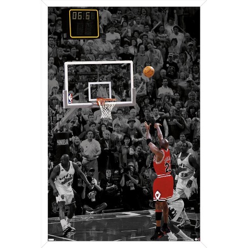 Michael Jordan - Timeline Wall Poster, 22.375 x 34, Framed