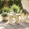 vidaXL Patio Footstool 15.7"x14.4"x15.2" Solid Wood Fir - 3 of 4