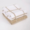 All-Clad Solid & Coordinate Kitchen Towels, 4-Pack, Cappuccino - 2 of 4