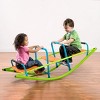 Kids Rocker Seesaw Outdoor Playground Equipment - Boat Design, Green - 2 of 4