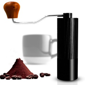 Urban Sombrero Iron Lion Manual Coffee Grinder - Adjustable Conical Burr - Stainless Steel, Smooth Hand Crank - 1 of 4