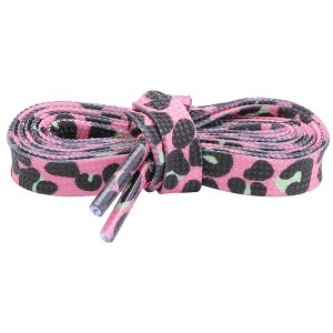 Elerevyo Printed Shoelaces Animal Pattern Flat Shoe Laces for Sneakers Shoestring 2 Pairs - 1 of 4