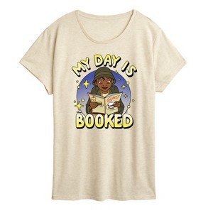 Women's - Disney Princess - Tiana My Day Is Booked Short Sleeve Graphic T-Shirt - 1 of 4