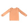 tiny knot co. Toddler Children's Girls Buttery Soft Durable, Tagless TENCEL Modal Pajama Set - 2 of 4