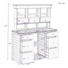 Sapphtopaz Fir Wood Garden Potting Bench Table with 9 Drawers & Adjustable Shelves, Rustic Potting Tables for Outdoors with Storage, Garden Bench - 4 of 4